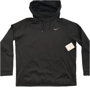Nike Dri-Fit Pullover Hoodie Black Activewear Large NWT! - Picture 1 of 6