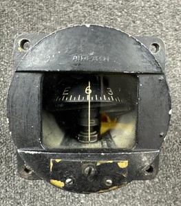 Brújula magnética de montaje en panel de avión AIRPATH usada vintage años 40 SIN fluido - Imagen 1 de 7