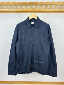 Nudie Jeans Tryggve Herringbone Denim Jacket Shirt Size M - Picture 1 of 9