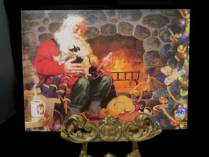 Tom Newsom New Santa-Animal Christmas Card #3072 - Picture 1 of 6