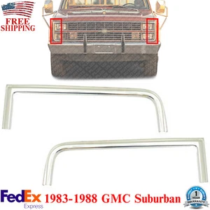 Rejilla de moldeo cromado conductor izquierdo y pasajero derecho para 1983-1988 GMC Suburban - Imagen 1 de 6