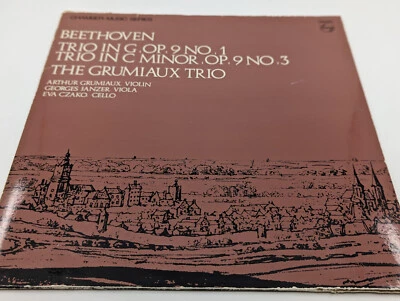 BEETHOVEN String Trios Op. 9 Nos. 1 & 3 - ARTHUR GRUMIAUX TRIO - PHILIPS ST LP - Image 1 of 4