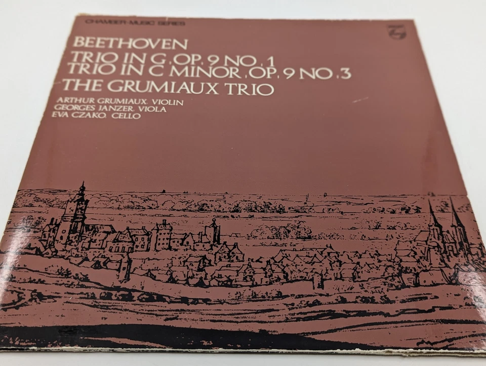 BEETHOVEN String Trios Op. 9 Nos. 1 & 3 - ARTHUR GRUMIAUX TRIO - PHILIPS ST LP - Image 1 of 4