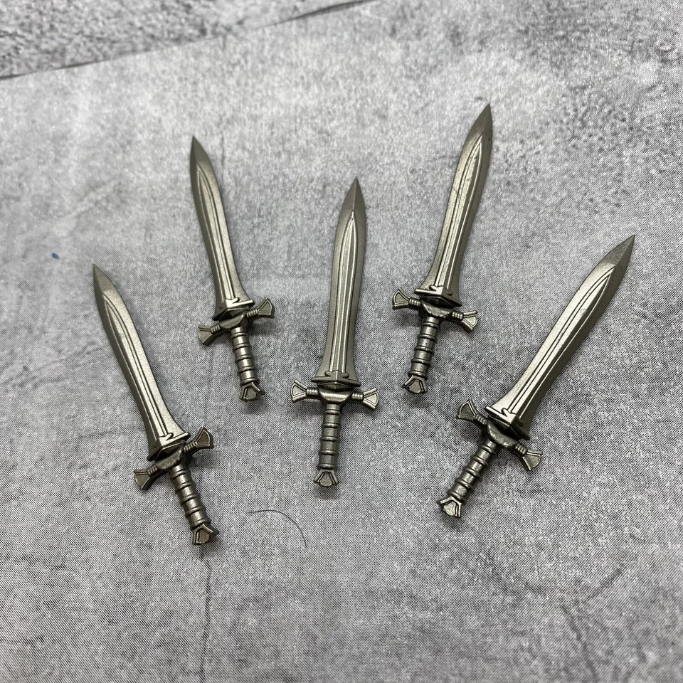 5x Paladín caballero espada bloques armas para minifiguras c7F020a Warcraft Wow Foto 1 de 3