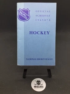 RARE 1969-70 National Hockey League Official Schedule - Picture 1 of 3