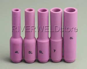 TIG KIT Long Alumina Nozzles 10N50L~46L Fit TIG Torch DB PTA SR WP 17 18 26,5PK - Picture 1 of 7