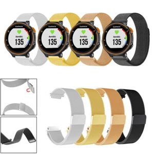 Magnetic Stainless Steel Watch Band Garmin Forerunner 220 230 235 620 630 735XT - Picture 1 of 31