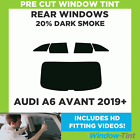 For Audi A6 Avant 2019+ Pre Cut Window Tint Kit 20% Dark Rear Car Tinting Film