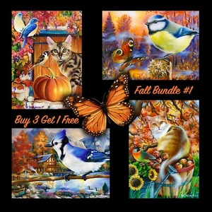 Buy 3 Get 1 Free Custom Fall Limited Edition ACEO PRINT Bundle #1 M. Mishkova - Afbeelding 1 van 5