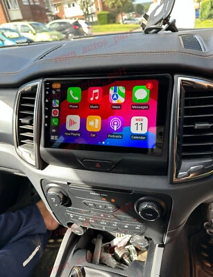 For 2015-2022 Ford Ranger Apple Carplay Radio Android 14 GPS NAVI WIFI AHD - Image 1 of 4