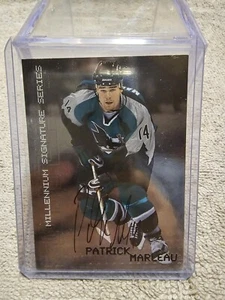 Patrick Marleau 1999 In The Game Millennium Signature Series Autograph San Jose - Picture 1 of 1