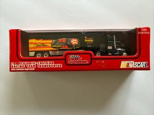 1993 Racing Champions 1/87 NASCAR #28 Davey Allison Havoline Team Transporter - Picture 1 of 10