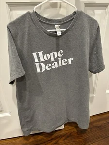 Bella Canvas Hope Dealer Gray Short Sleeve Tee Unisex Size Large - Picture 1 of 2