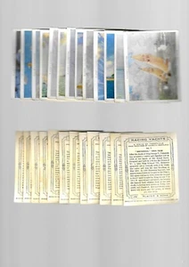 TARJETAS DE CIGARRILLOS. John Player Tobacco. Yates de carreras. (Grande). (Juego de 25).(1938) - Imagen 1 de 1