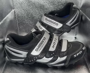 Shimano SPD MD76 Black Metallic Cycling Biking Clipless Shoes Size 45 - Picture 1 of 14