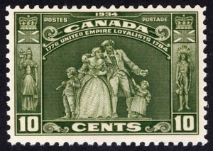 Canada Sc 209 Olive Green 10¢ Mint Never Hinged Original Gum - Picture 1 of 1