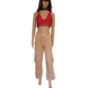 Prana Mujer Mediano Pana Carga Bolsillo Acampanado Pierna Pantalones - Imagen 1 de 8