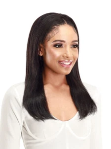 SIS SISTER WIG 100% HUMAN HAIR HALF WIG STRETCHABLE CAP HR-HF STAY - Picture 1 of 3
