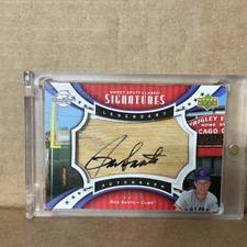 2007 Sweet Spot Classic Signatures Barrel Black Ink #SPSSA Ron Santo Auto /50