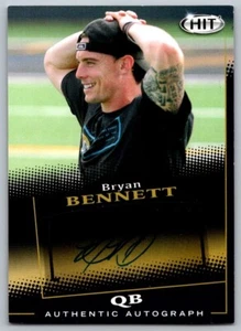 BRYAN BENNETT 2015 SAGE HIT #A57 Autographs Black Auto - Picture 1 of 2