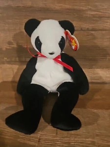 Ty Beanie Babies Panda Bear - Picture 1 of 3