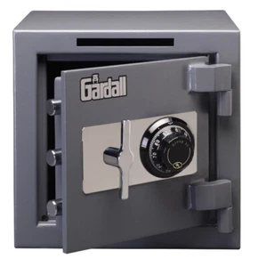 Gardall LC1414 Economic Compact B-Rated Utility Safe, Gray, Slot Deposit, Combo