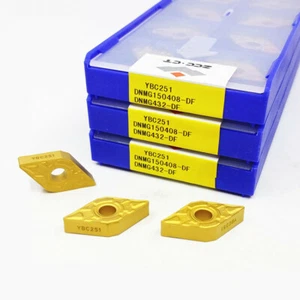 10pcs DNMG150408-DF YBC251 DNMG432-DF ZCC.CT CNC blade Carbide Inserts Original - Picture 1 of 2