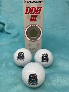 L-016 Dunlap III Lionel Logo Golf Balls (1 Sleeve Three Balls) NEW!!! - Picture 1 of 5