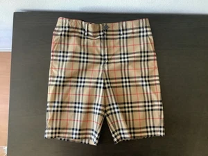 Burberry London England Classic Tan Shorts Children's Size 14Y 164cm Authentic - Picture 1 of 5