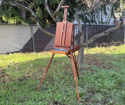 Trident El Greco 旅行画架 En Plein Air 便携式艺术绘画三脚架 无底价  — 第 1/4 张图片