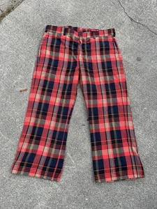 Pantalones de vestir Argyle vintage para hombre 36x28 - Imagen 1 de 4