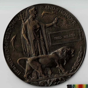 WW1 Death Plaque - Picture 1 of 1