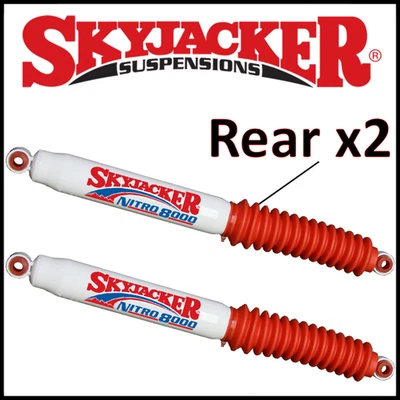 Par de amortiguadores traseros Skyjacker Nitro para Jeep Wrangler YJ 1987-1995 4x4 con elevación de 0" Foto 1 de 2