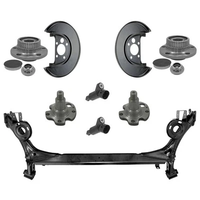 Hinterachse komplett für VW Golf 4 Bora Golf IV Radlager ABS Sensor links rechts - Bild 1 von 4