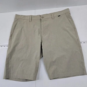 Travis Mathew chino golf shorts 38 beige tan mens 5637 - Picture 1 of 9