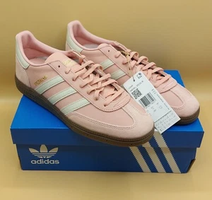 Adidas Originals Handball Spezial Pink/White Trainers Size uk 9.5 New £90 - Picture 1 of 11