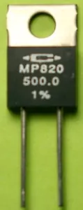 CADDOCK 500Ω 20 vatios 500 ohmios 1% resistencia no inductiva MP820-500-1% TO220 - Imagen 1 de 1