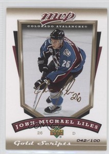 2006-07 Upper Deck MVP Gold Script /100 John-Michael Liles #72