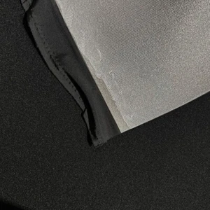 Black Hook Receptive Fabric 3mm Foam Backed Notice Boards Display Nylon Material - Picture 1 of 4