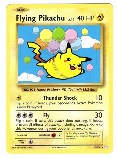 Carta Pokémon Rara Pikachu Voador V, Brinquedo Pokemon Usado 69509525