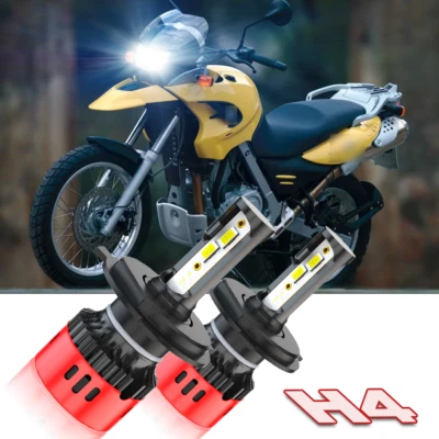 Faros LED de haz alto/bajo para BMW F 650 GS 2000-2007 H4 para motocicleta Foto 1 de 4
