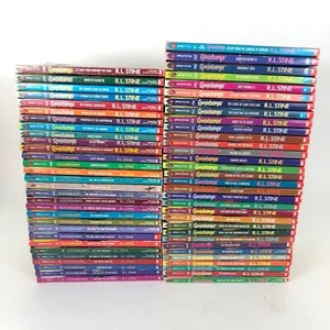 Goosebumps *near complete set original prints* 1-60 + 62 good-very good PB books - Bild 1 von 19