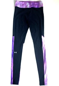 Under Armour Compression Heatgear Leggings - Größe SM - Schwarz / Lila - Bild 1 von 4