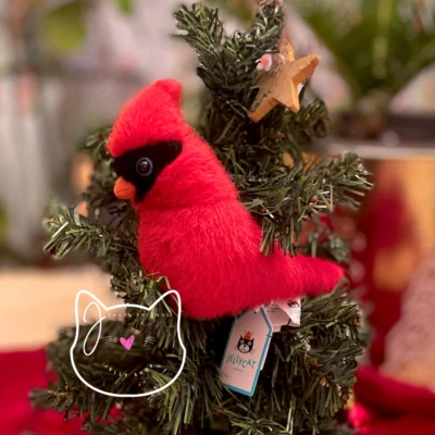Jellycat BIRDLING CARDINAL New BNWT RETIRED Bird Soft Plush Toy Nest Red Tree - Image 1 of 4