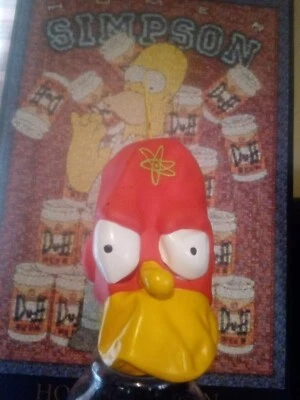 Simpsons Radioactive Man Full Head Mask Halloween 2003 Vintage — 第 1/4 张图片