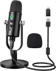 EKLEVOR USB Microphone PC BM-86 USB Gaming Microphone with Stand and Noise Reduc
