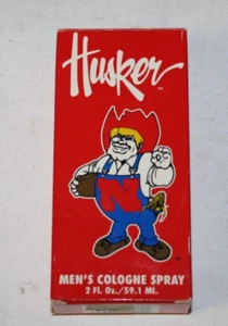 NEBRASKA HUSKERS FOOTBALL HERBIE HUSKER COLOGNE RARE - Picture 1 of 3