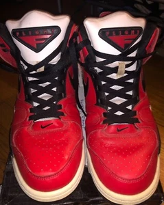nike air flight falcon size 11 red/black/white - Picture 1 of 5