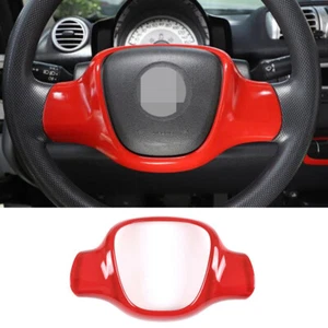 Borde del panel de volante interior ABS rojo adecuado para Mercedes Benz Smart 2009-2015 - Imagen 1 de 11