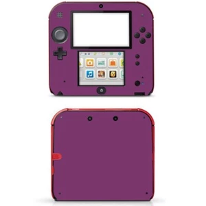 10 Pure Clean Solid Colours Vinyl Decal Cover Skin Sticker for Nintendo 2DS - Picture 1 of 21